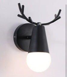 Nordisk Vägglampa Modern Macaron - Designlampa Med Renhorn