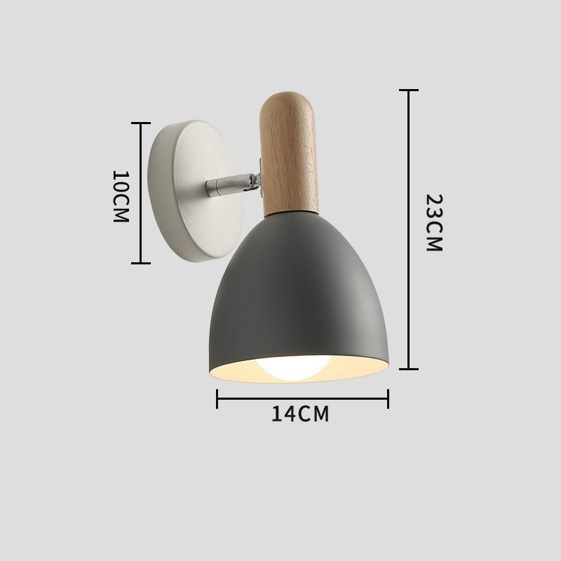 Nordisk Kreativ Makaron Sängbordslampa – Bord & Vägglampa i Pastellfärger