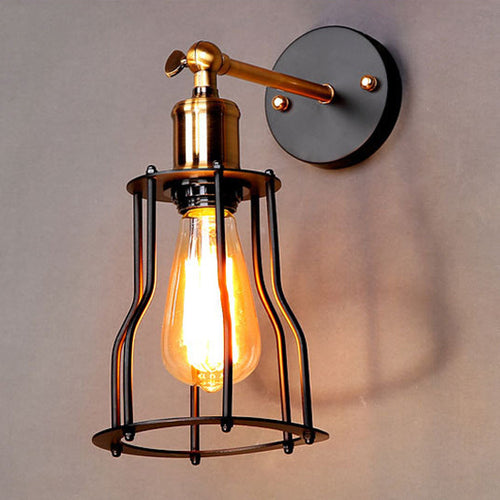 Designlampa Industrilampa Vägglampa – Kreativ Bar & Loft Belysning