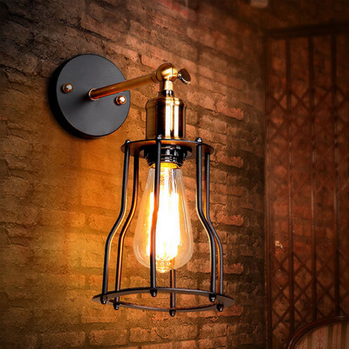 Designlampa Industrilampa Vägglampa – Kreativ Bar & Loft Belysning