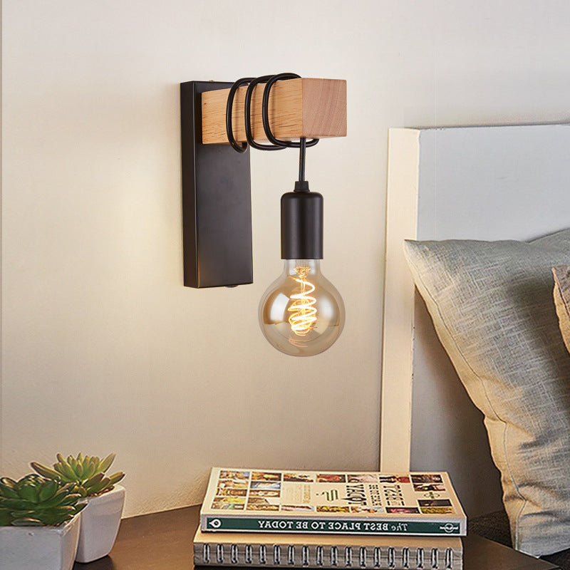 Retro Industrilampa Väggmonterad – Vintage designlampa i Industriell Stil