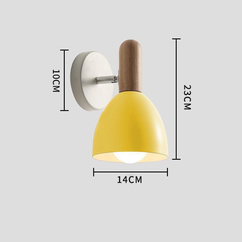 Nordisk Kreativ Makaron Sängbordslampa – Bord & Vägglampa i Pastellfärger