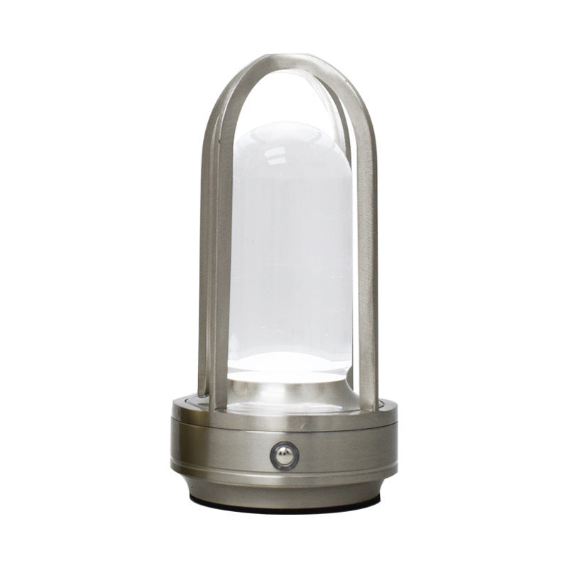 Laddbar Väderskyddad Bordslampa i Aluminium – Designlampa & Atmosfärsbelysning