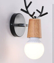 Nordisk Vägglampa Modern Macaron - Designlampa Med Renhorn