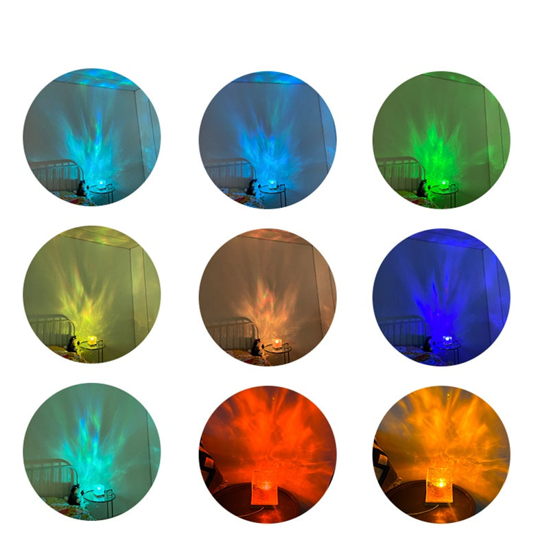Aurora Wave Projektorlampa – Norrskensinspirerad Mysbelysning