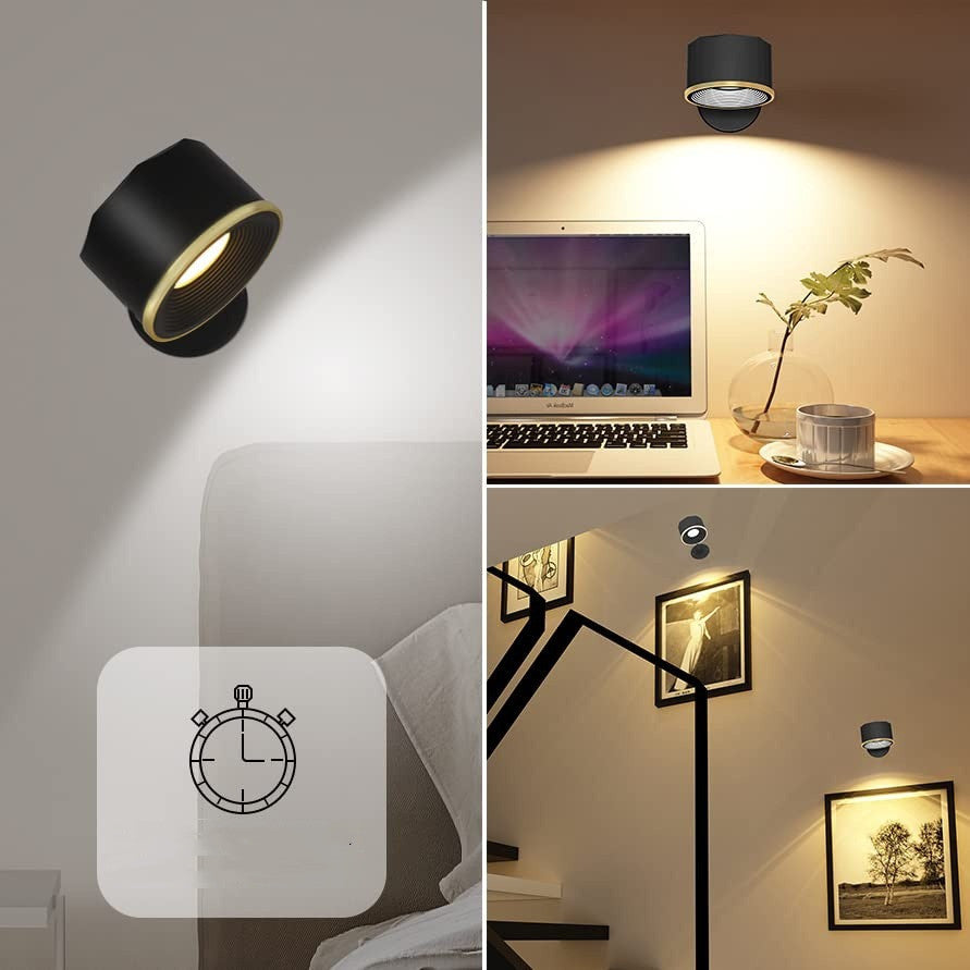Magnetisk RGB Vägglampa med Steglös Dimming – Enkel & Modern Design