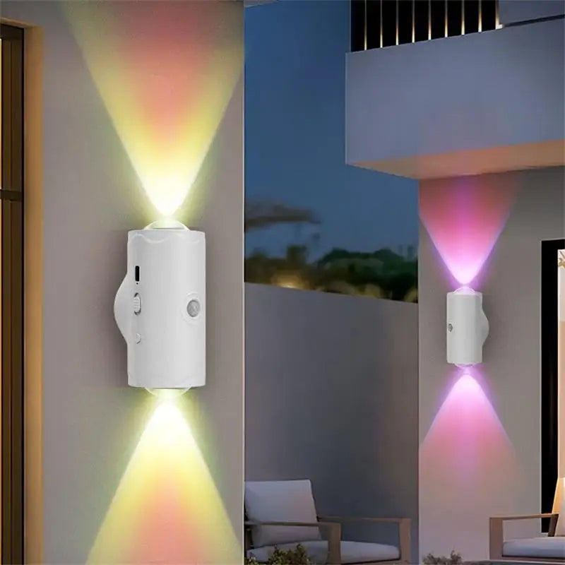 RGB Infraröd Sensorlampa – Smart, Uppladdningsbar & Lättmonterad