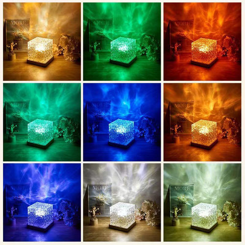Aurora Wave Projektorlampa – Norrskensinspirerad Mysbelysning