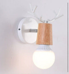 Nordisk Vägglampa Modern Macaron - Designlampa Med Renhorn