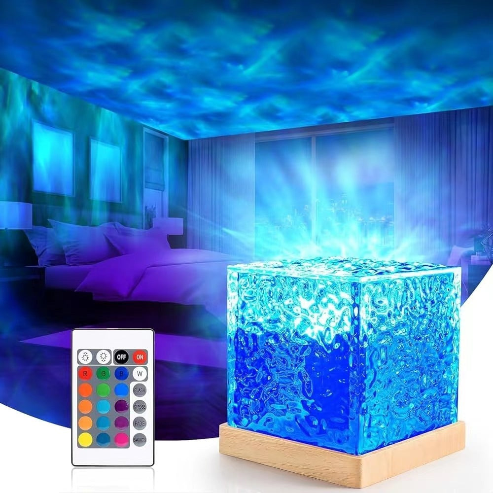 Aurora Wave Projektorlampa – Norrskensinspirerad Mysbelysning