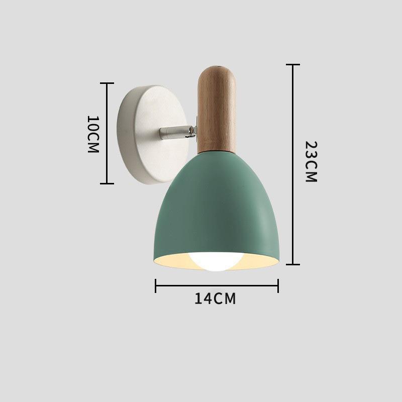 Nordisk Kreativ Makaron Sängbordslampa – Bord & Vägglampa i Pastellfärger